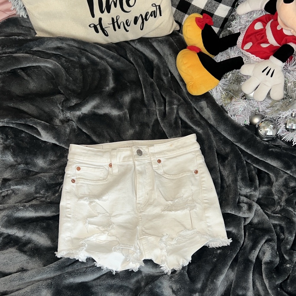White American eagle Jean shorts size 0